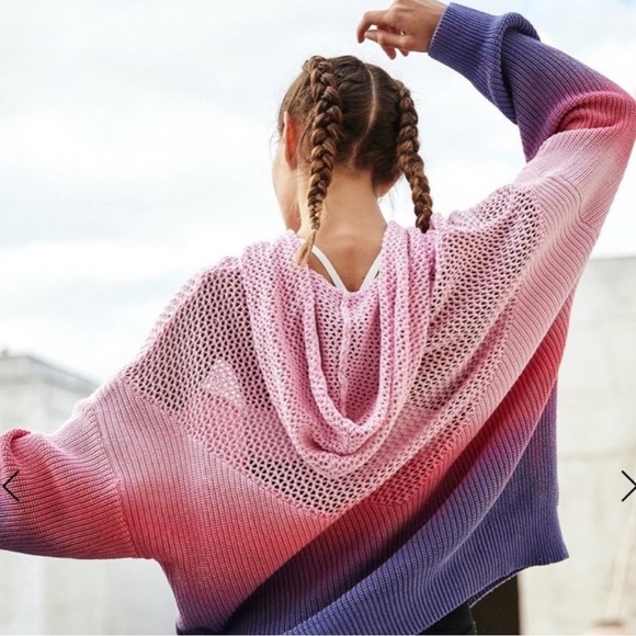 Spiritual Gangster Amar Meshed Up Ombré Tie Dye Hoodie Sweatshirt Size Medium - Picture 11 of 12